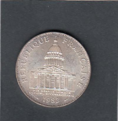 Beschrijving: 100 Franc PANTHEON  